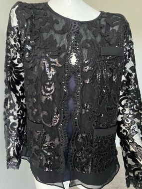 Shefali Couture Lace Blazer- HANDMADE IN DUBAI